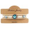 Turkish Blue Eye Leather Bracelet Original Multi-layer Hand-woven Bracelet