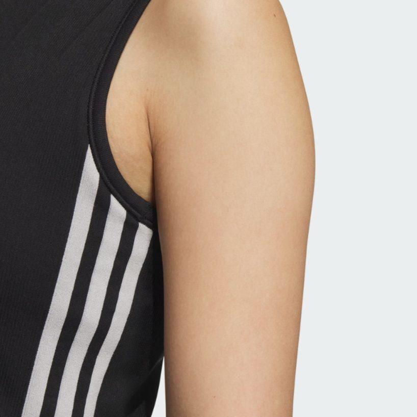adidas Originals 3 Stripes Tank Top Women's Black JI6860