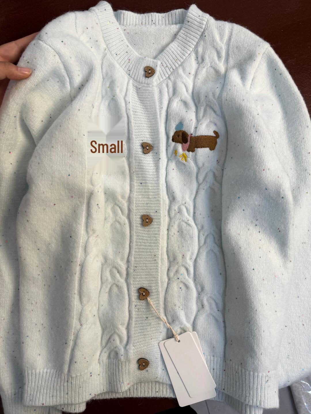 

Women s Soft & Cute Korean-Style Knitted Cardigan - Spring Preppy Loose Fit XL (115-130 jin)