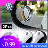 2026 Quente Para Volkswagen VW 2 Peças Espelho de Ponto Cego Ajustável em 360 Graus Para Volkwagen VW GTI Polo T5 Passat b6 Golf Tiguan Jetta