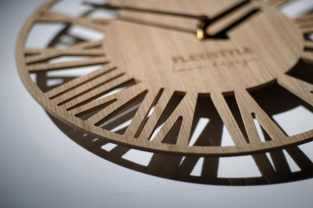 Wooden Loft Piccolo Oak Clock