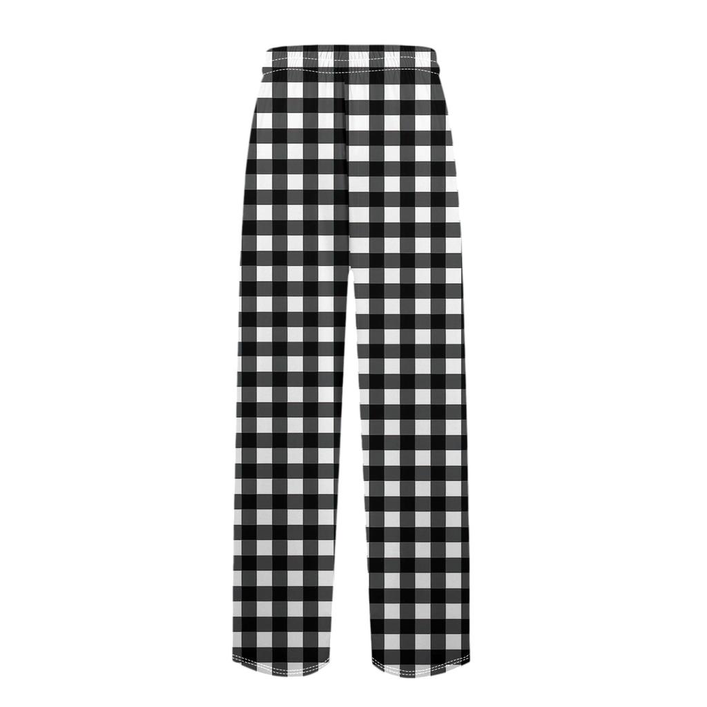 Men's Custom Pajama Pants with Pockets, Casual Long Sleep Pants for Home