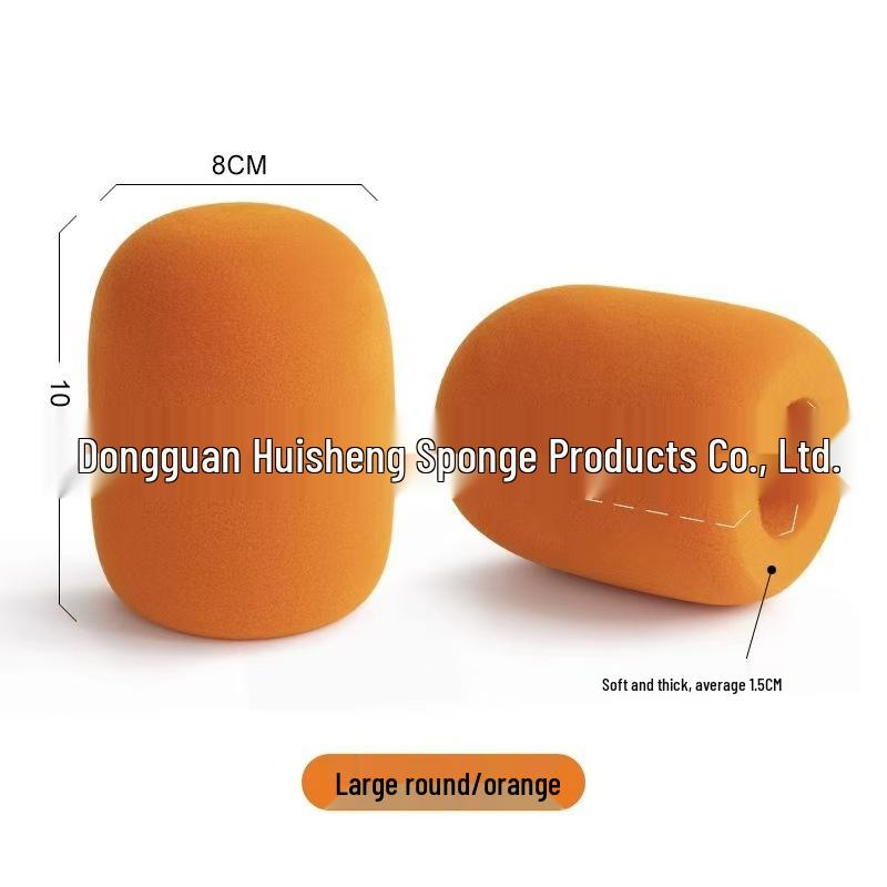 Thickened Triangle Foam Microphone Windscreen - Anti-Pop Protection for Stage and Home Use