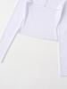 European Style Adjustable Cropped Knit Top - Spring 2026