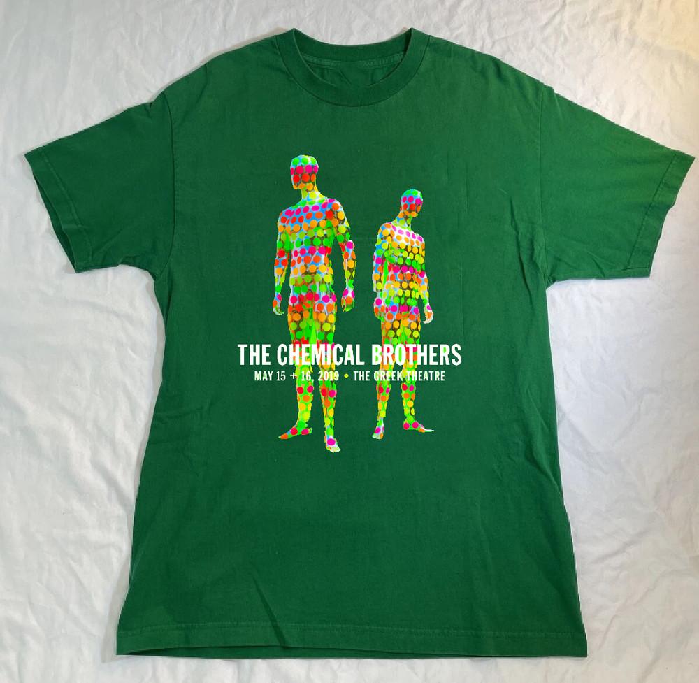 Very RARE The Chemical Brothers Green SHirt Christmas FULL size S5XL MI894 Unisex T-Shirt S