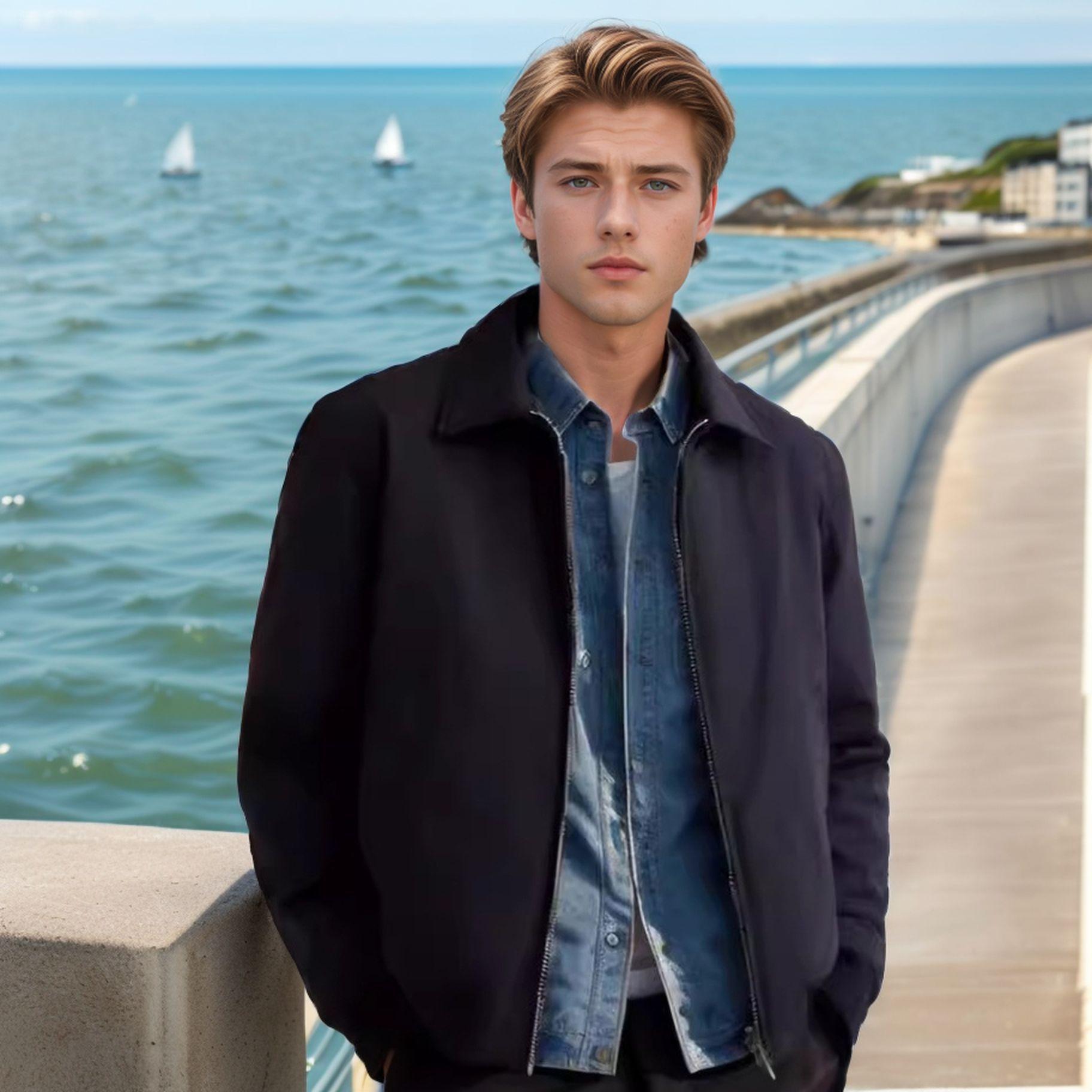 Весенне-осенняя куртка в простом стиле для независимых людей — фото 2