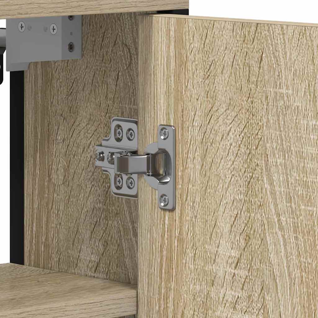 Bathroom Mirror with Shelf Wall Mounted Beige 60 X 16 X 60 Cm