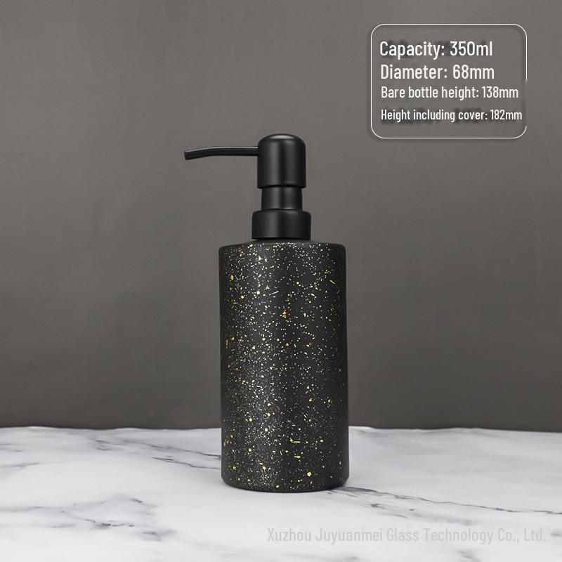 Nordic Style Glass Lotion & Soap Bottle for Home, Hand Sanitizer, and Hotel Shower Gel