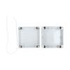Junction Box ABS Antistatic Waterproof Dustproof Moistureproof Fire Resistance Anticorrosion Outdoor Electrical Box