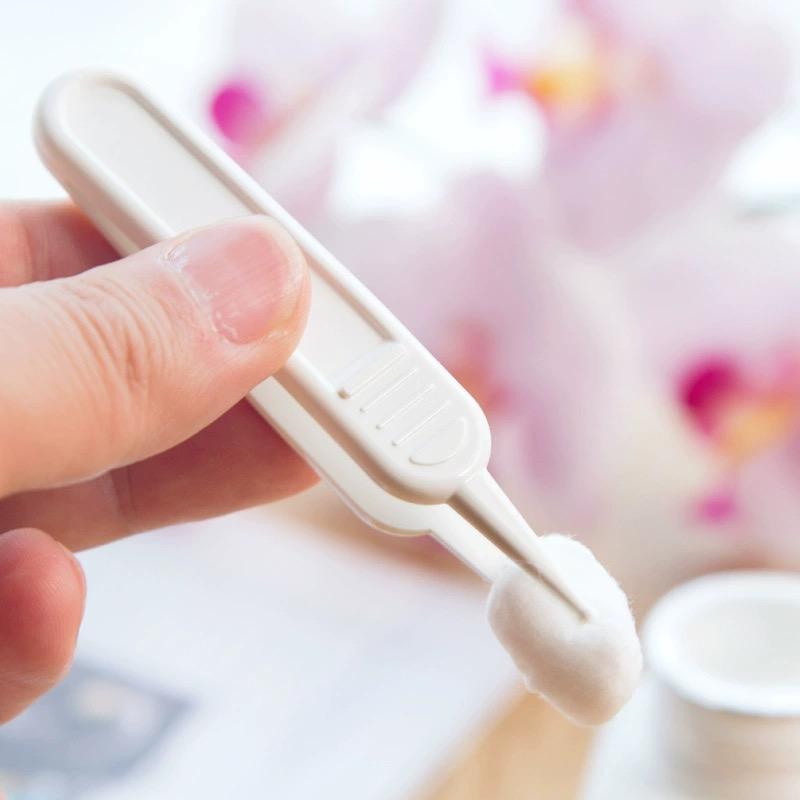 1/3Pcs Baby Ear Nose Navel Clean Tools Infants Safety Tweezers Cleaning Forceps Plastic Nasal Cavity Care Round Head Clamps Set