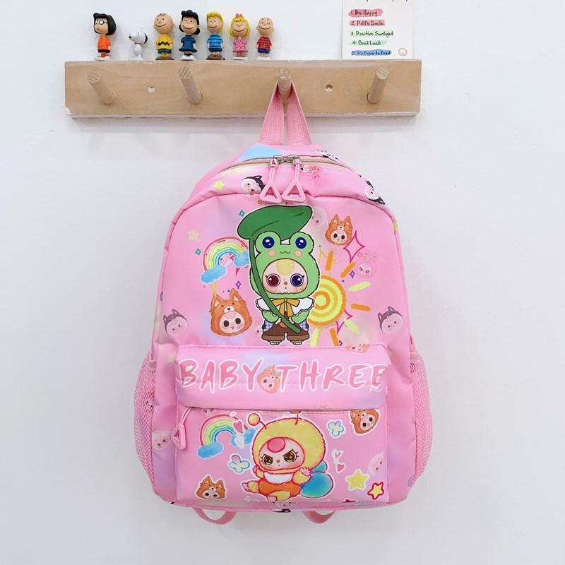 New Cartoon Children's Schoolbag Cute Large Capacity Ultra-light Small Backpack Printed Kindergarten Backpack Bag