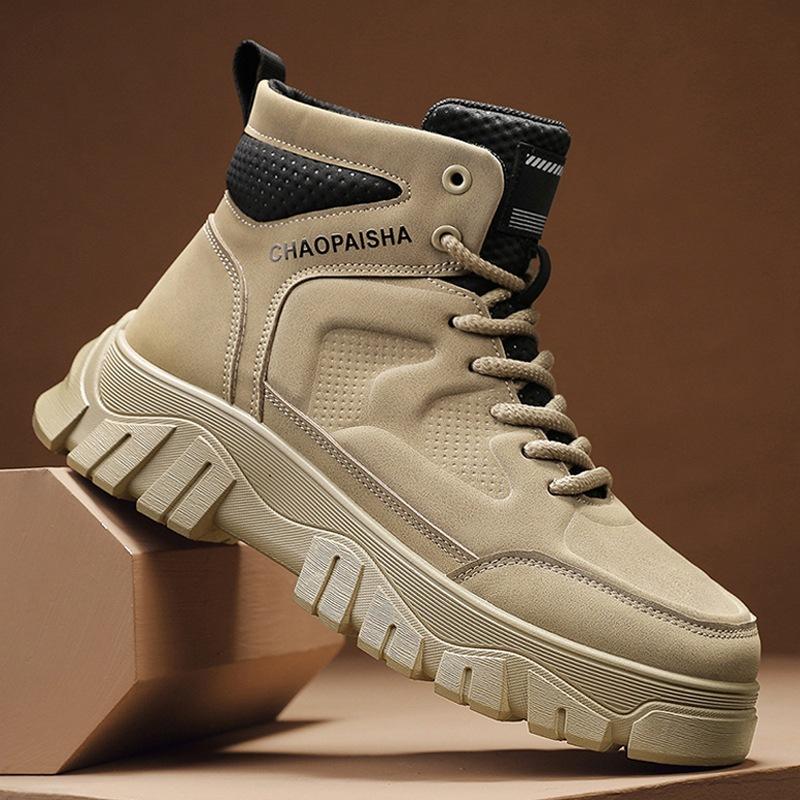 

Мужские ботинки Мартин 2024 новый осенне-зимний тренд полусапоги и ботинки на шнуровке из нубука мужские в британском стиле на платформе модные ботинки 44