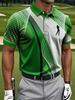 2026 Independent Station Summer Men's Casual Lapel POLO Shirt 3D Digital Printing Men's Outdoor POLO Shirt