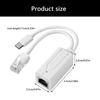 24V/5V Step Down POE Splitter For Surveillances Systems Plugs Play Installation Overloads Protections ABS Construction