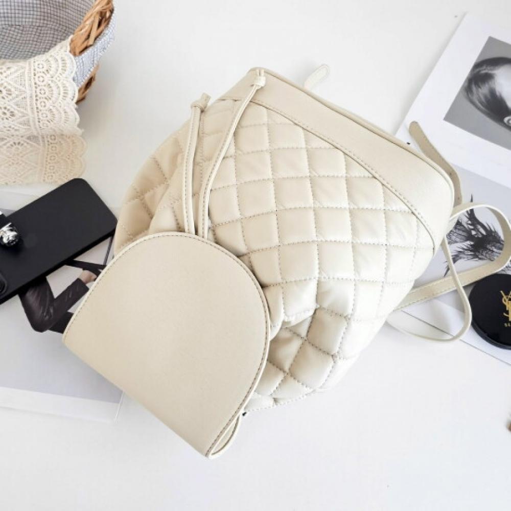 Fromheaven Baoting Quilting Bucket Mini Backpack