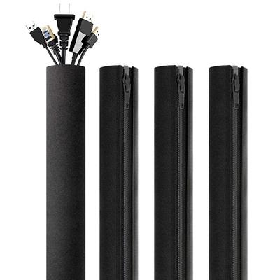 Zippered Sleeve User Friendly Wire Management Solution Practical Cable Cover