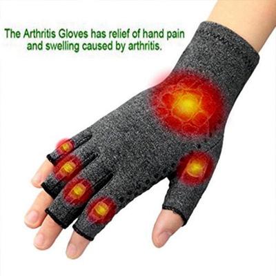 1 Pair Anti Arthritis Gloves Hand Support Pain Relief Arthritis Finger Compression LAM