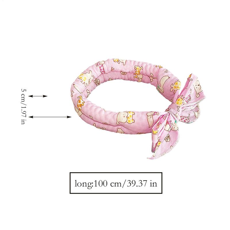Pet Cooling Ice Scarf Ice Towel Heatstroke Dogs Cats Ice Collar Adjustable Cat Collar Bib Summer Breathable Cooling pet Supplies