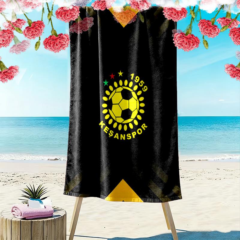Kesanspor Print Beach Towel, Large Soft Quick Dry Towel for Beach Camping Swimming