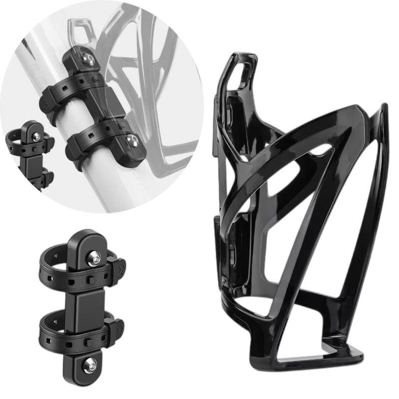 Tool & Drill Free Silicone Bicycle Water Bottle Cage 1 Set Colorful Cycling Holder for Mountain Bike Outdoor Adventures