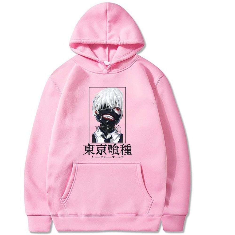 Tokyo Ghoul Kaneki  Hoodies Men Fashion Sleeve Sweatshirts Women Casual Harajuku Streetwear Pullovers Sudaderas