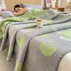 100% Cotton Summer Gauze Blanket - Lightweight, Three-Layer Design for Office, Nap, or Sofa