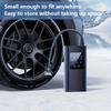 Wireless Smart Portable Digital Display Tire Inflator One Touch Fast Inflation with LED Light for Car Motorcycle Bike