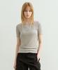 ARTID Soft Halterneck Layered Top_Grey