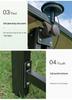 In-Stock Outdoor Hanging Swing Chair: Waterproof Wrought Iron Reclining Rocker for Balcony, Courtyard, or Garden