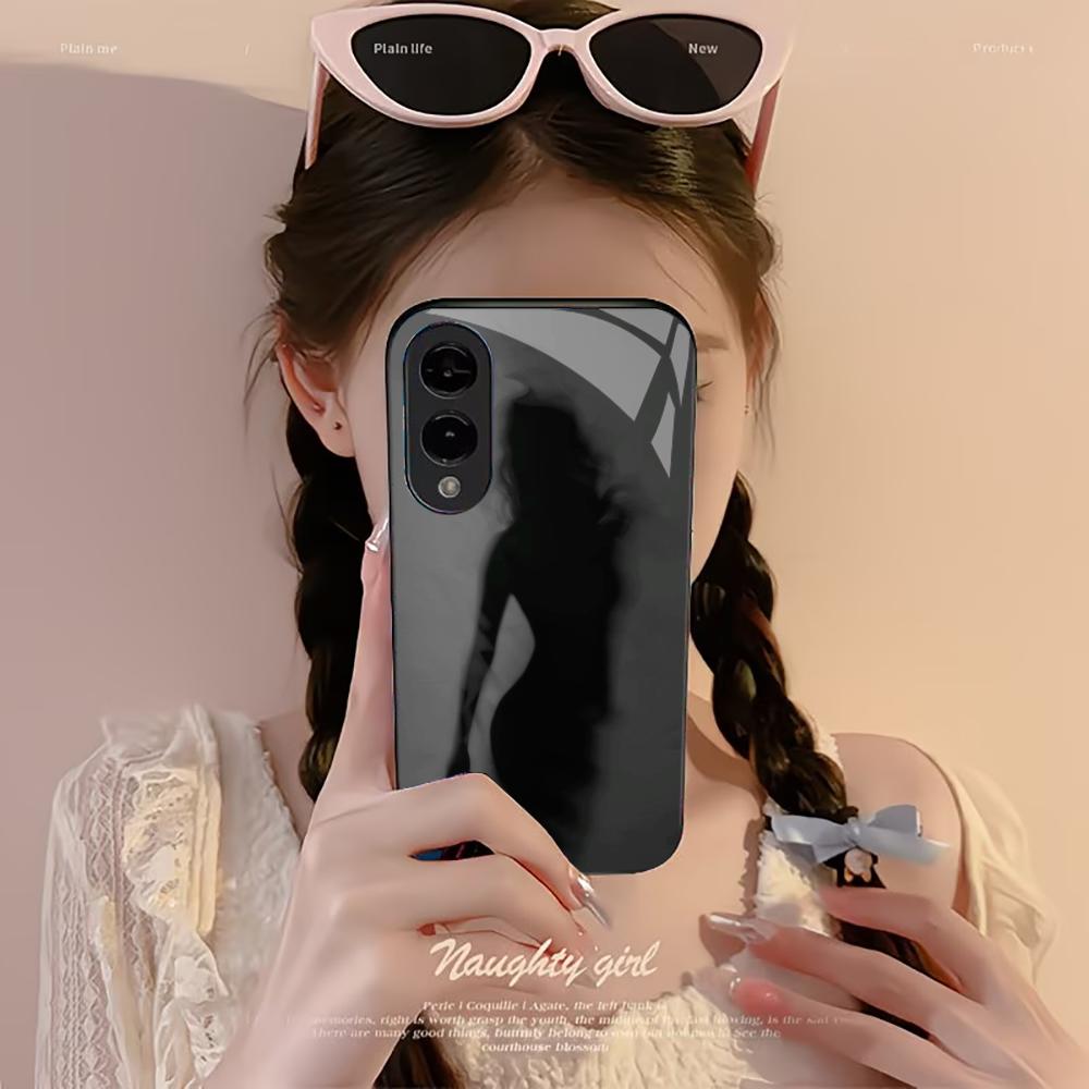 Character Atmosphere Sexy Female PhoneCase Glass PhoneCase for Samsung Galaxy S26 S25 S24 S23 S22 FE Ultra Plus Dropresistant