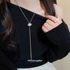 Cold Wind Zircon Fireworks Necklace Ring Light Luxury Niche Design Jewelry Set Temperament High-end Jewelry Women