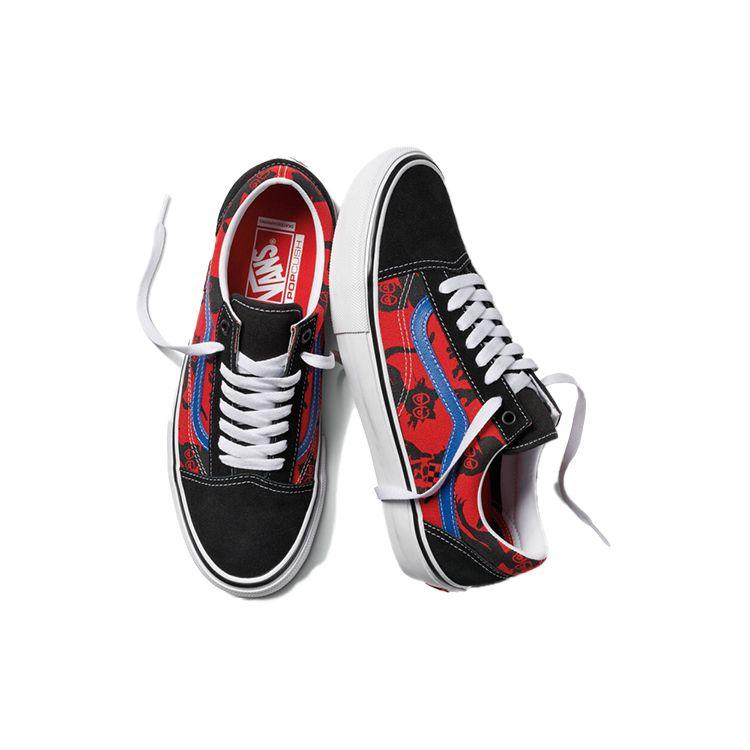 Vans Old Skool Red Black Blue Unisex VN0A5FCBAPC