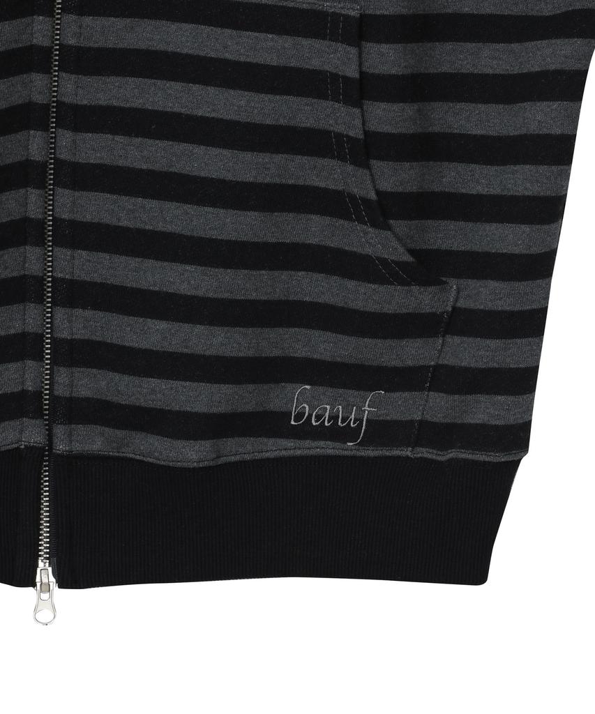Bauf Star Symbol Zip-Up Hoodie [Stripe]
