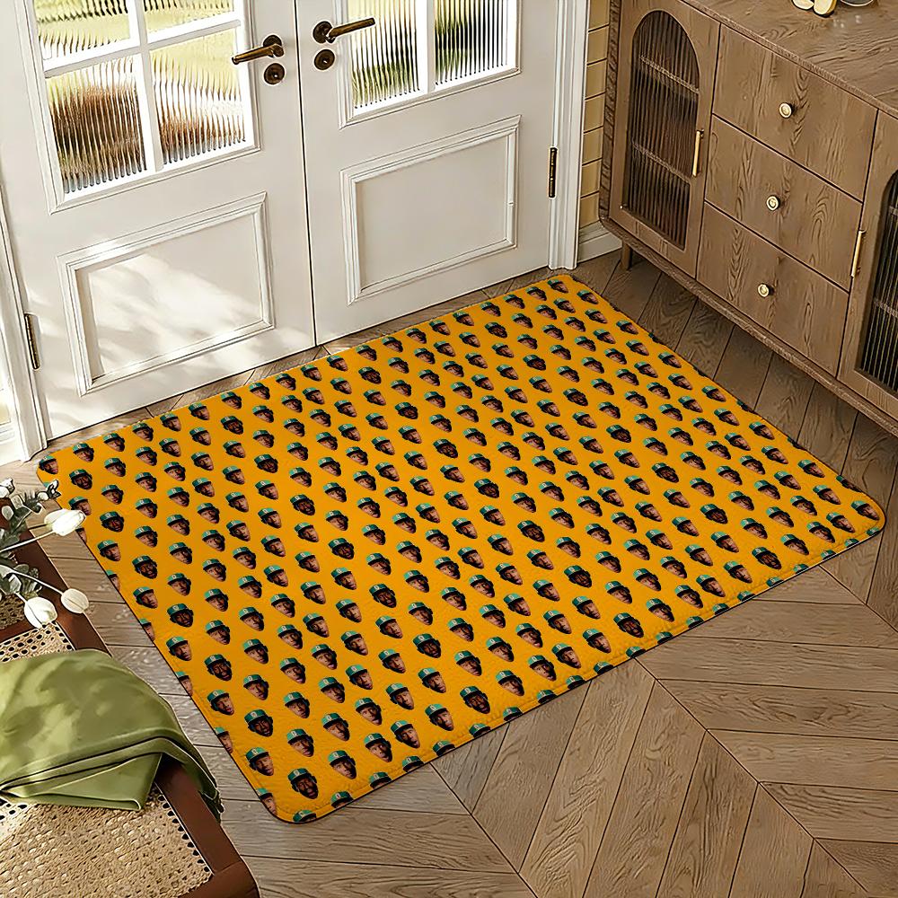 The Cool T-tyler Creator Floor Mat Soft Thickened Absorbent Non-Slip Bedroom Living Room Door Mat Home Decor Flannel Rugs