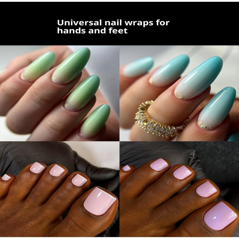 140Pcs/Box Full Cover Fake Toenail Ultra Thin Clear Press On Toe Foot Nails Tips Artificial Acrylic False Nail Art Manicure Tool