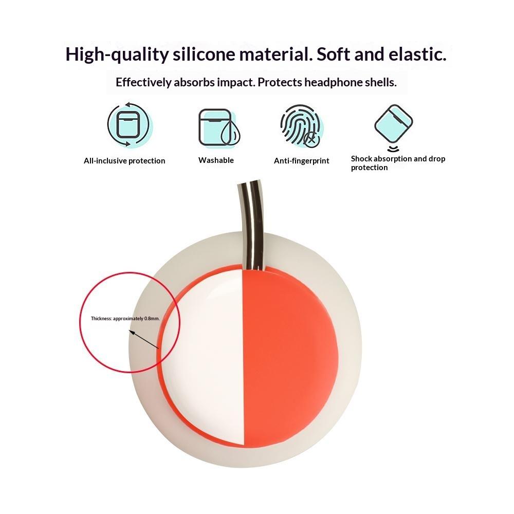 1 Paar Für CMF by Nothing Kopfhörer Pro Silikonhülle Kopfhörer Außenschale Schutzabdeckung