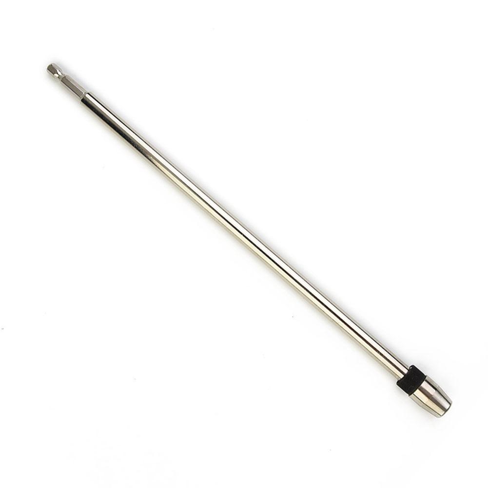 Quick Release Screwdriver Drill Bit Holder 14 Inch with 300mm Hex Shank Extension Rod Suitable for Use with Various Power Tools