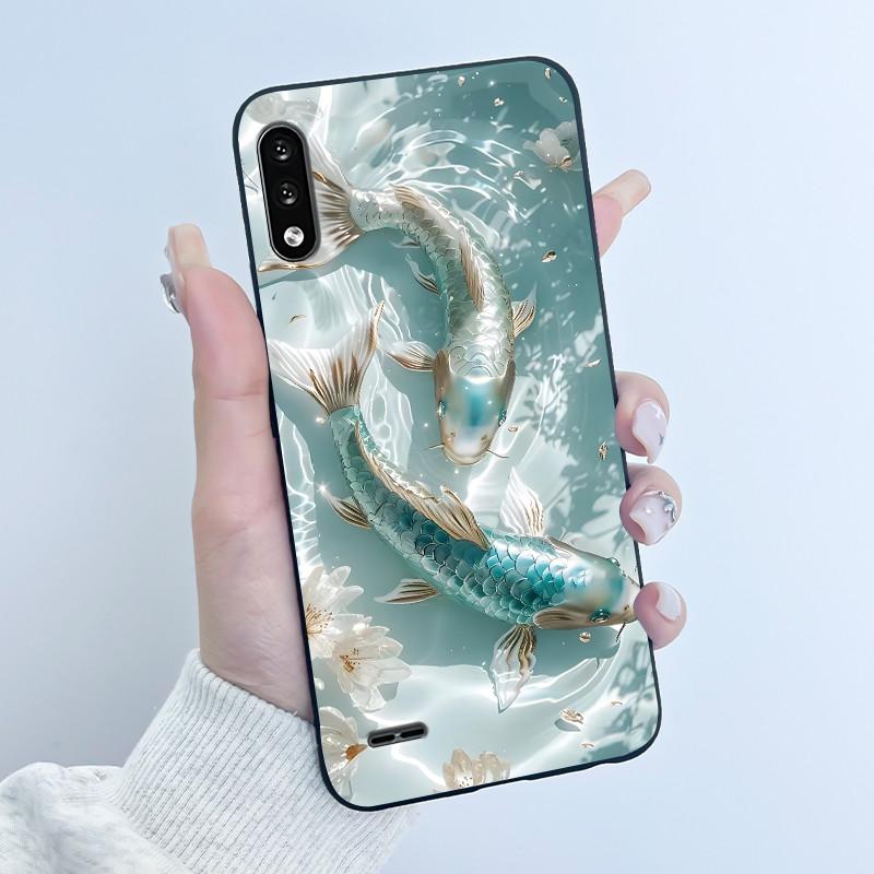 Für LG K22 2020 Handyhülle Rückseite Luxus Niedlich Liebesherz Hase Lustig Weiches Silikon TPU Hülle Fundas Für LGK22 K 22 Gehäuse