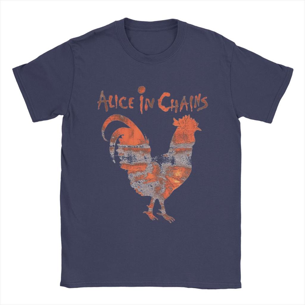 Herren T-Shirt Alices In Chains Neuheit Reines Baumwoll-T-Shirt Kurzarm T-Shirts O-Ausschnitt Kleidung Geschenkidee