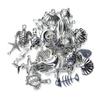100Pcs Oceans Inspired Ornament Sea Bracelet Necklace Pendant Easy to Attach Adornments for Hairstyles and Apparel