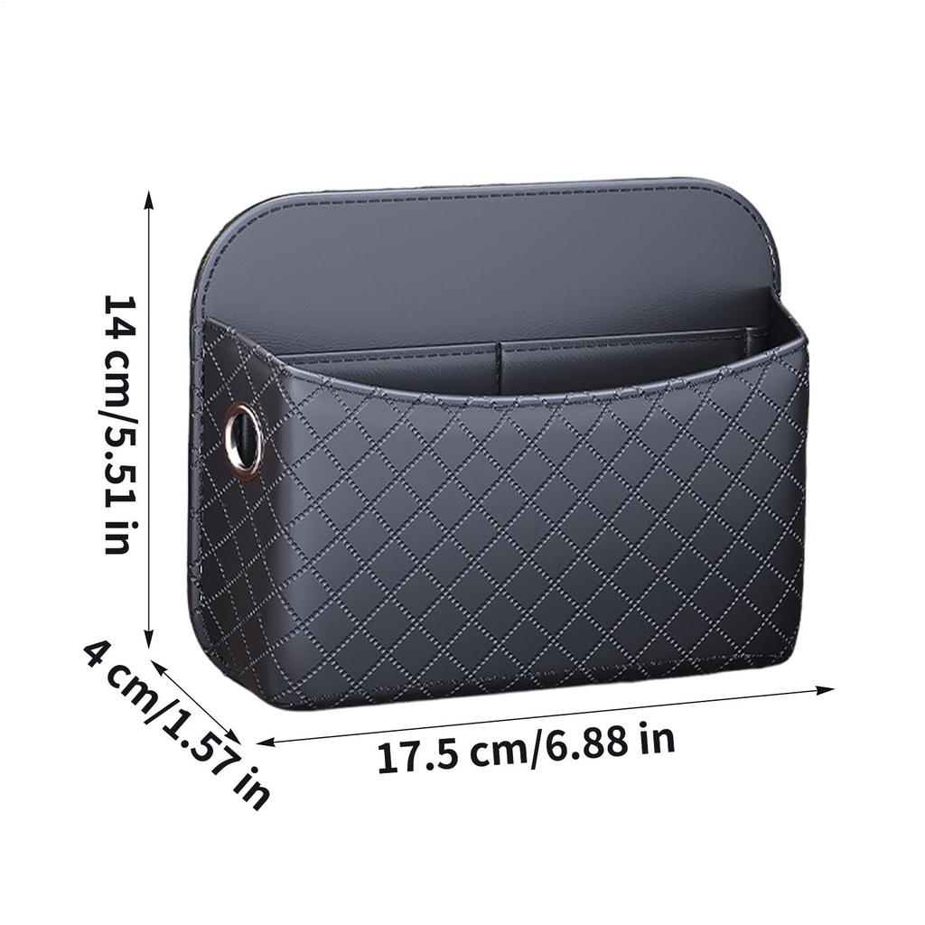 Auto Tasche Klebe Aufbewahrungshalter PU Leder Zwischen Sitz Auto Organizer Für Automobil Fahrzeug Innenraum Türkonsole Vorne