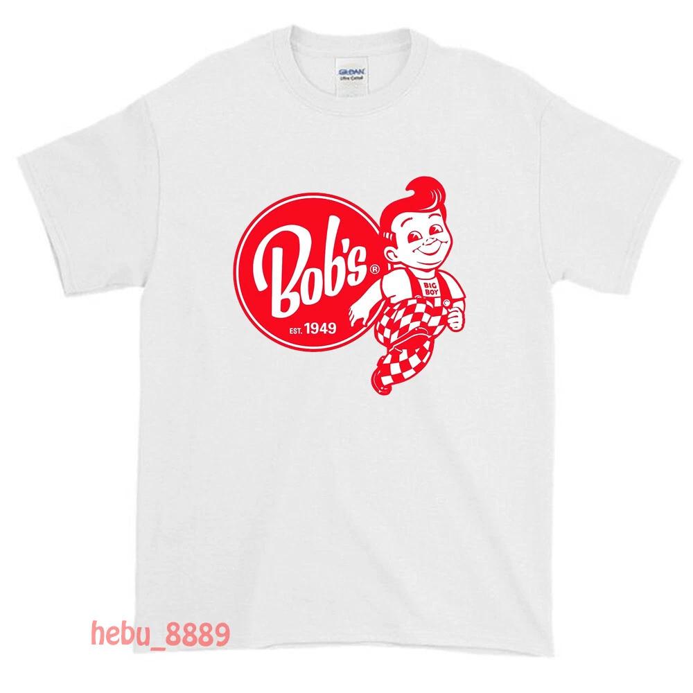 New Bob s Big Boy Burger Logo Unisex T shirt Funny Size S to XXL XXL