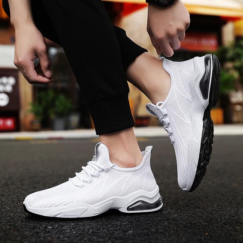 Fashion Lightweight Mens Casual Shoes Breathable Men Running Sneakers Mesh Comfortable Tennis Shoes Outdoor Jogging Sport Shoes