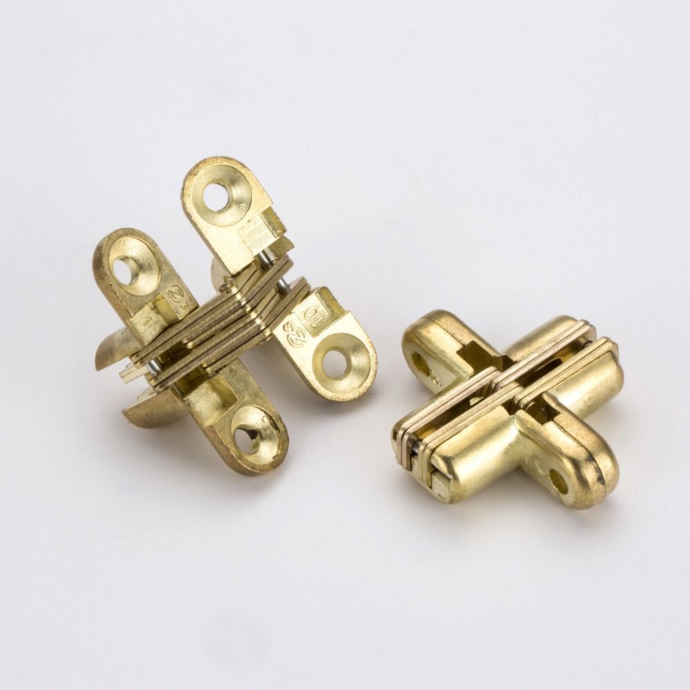 Stainless Steel Folding Door Hinge Silent Design Concealed Hinge Furniture Hardware  Work Supplies