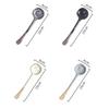 New Vintage Ceramic Spoon Handmade Long-Handle Coffee Scoop Coffee Whisk Afternoon Tea