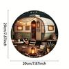 Wall art easy to hang durable waterproof decoration suitable for home kitchen garden office garage bedroom