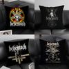 BBEHEMOTH Band Cushion Cover Pillowcase Ultra Soft Skin Friendly Fabric Cloud Like Comfort Concealed Zipper