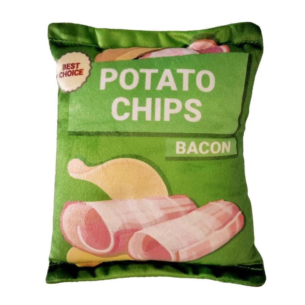 

Забавные игрушки-закуски для собак, кошек, домашних животных, игрушки с картофельными чипсами, подходят для всех домашних животных, популярные игрушки со скрипом, жевательным звуком