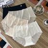 Daily Panties Women Mid Waist Seamless Thin High Elasticity Solid Lady Underpants Color Good Breathability Female Underwear Homewear Briefs