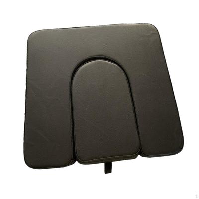 PVC Commode Seat Cushion Toilet for Bedside Seats Black Replacement Soft Pad